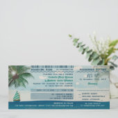 Uitnodiging voor bestemmingsweddenschappen en RSVP (Staand voorkant)