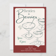 Uitnodiging voor Besties + Bevvies Cocktailparty