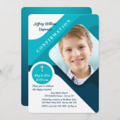 Uitnodiging voor bevestiging van de moderne zegeni (Voorkant / Achterkant)