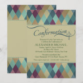 uitnodiging voor bevestiging van diamantpatroon (Voorkant / Achterkant)