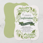 Uitnodiging voor bevestiging van groen (Voorkant / Achterkant)