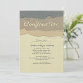 Uitnodiging voor bevestiging van snijpunt (Staand voorkant)