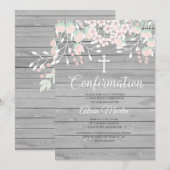 Uitnodiging voor bevestiging van trillingen met gr (Voorkant / Achterkant)