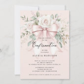 Uitnodiging voor bevestiging voor boog en bloesem (Voorkant)