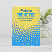 Uitnodiging voor bevorderingsfeestje (Staand voorkant)