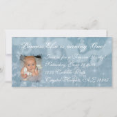 Uitnodiging voor Bevroren Prinses Elsa (Voorkant)