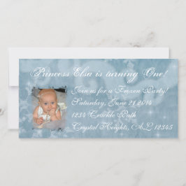 Uitnodiging voor Bevroren Prinses Elsa