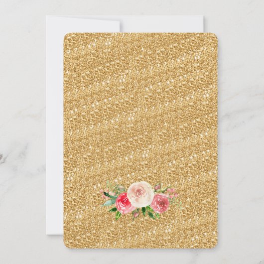 Uitnodiging voor bewerkbaar paard (Achterkant)