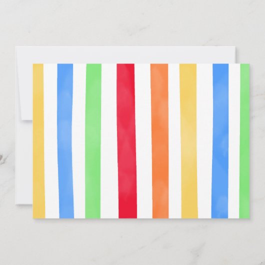 Uitnodiging voor bewerkbare blokfoto's (Achterkant)