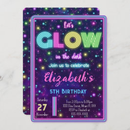 Uitnodiging voor bewerkbare gloed