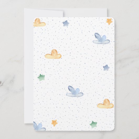 Uitnodiging voor bewerkbare verjaardag van het vli (Achterkant)