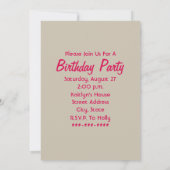 Uitnodiging voor bezoekers van Bright Snoep & Swee (Achterkant)