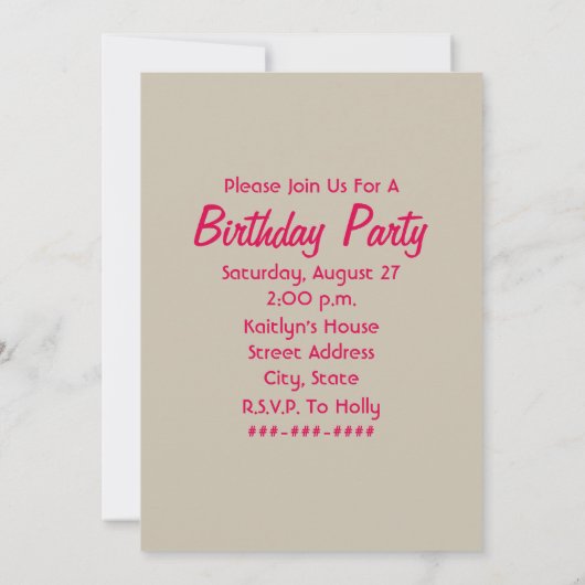 Uitnodiging voor bezoekers van Bright Snoep & Swee (Achterkant)