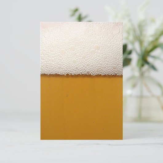 Uitnodiging voor bierfeest (Staand voorkant)