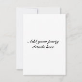 Uitnodiging voor bierfeest (Achterkant)