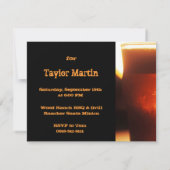 Uitnodiging voor Bierproeverij of Verjaardagsfeest (Achterkant)