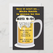 Uitnodiging voor bierverjaardagsfeestje (Voorkant)