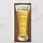 Uitnodiging voor Big Beer Tasting Party (Voorkant)