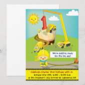 Uitnodiging voor Big Day Birthday (Voorkant / Achterkant)