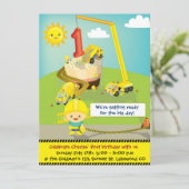 Uitnodiging voor Big Day Birthday (Staand voorkant)