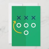 Uitnodiging voor Big Game Day Football Party (Achterkant)