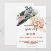 Uitnodiging voor Big Hat Derby-feestje (Voorkant / Achterkant)