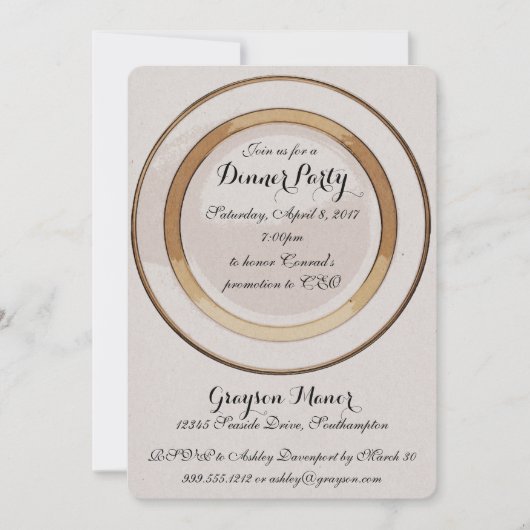 Uitnodiging voor binnenpartij (Voorkant)