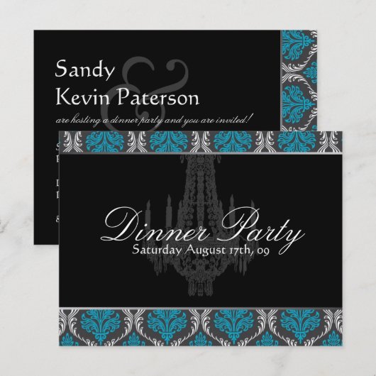 Uitnodiging voor binnenpartij (Voorkant / Achterkant)