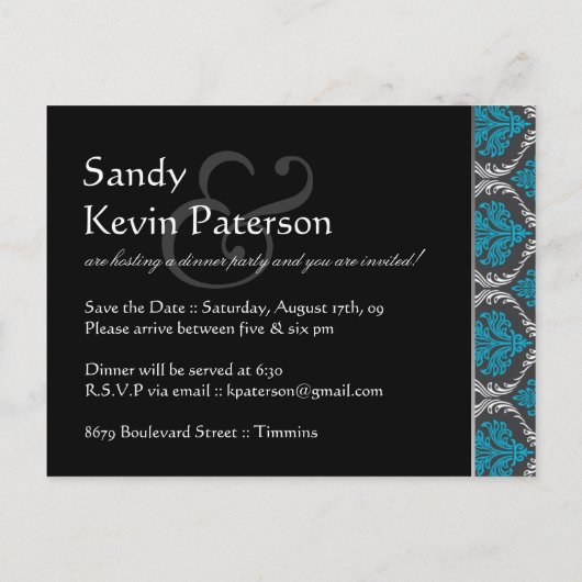 Uitnodiging voor binnenpartij (Achterkant)