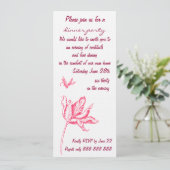 Uitnodiging voor binnenpartij (Staand voorkant)