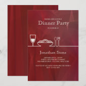 Uitnodiging voor binnenpartij (Voorkant / Achterkant)