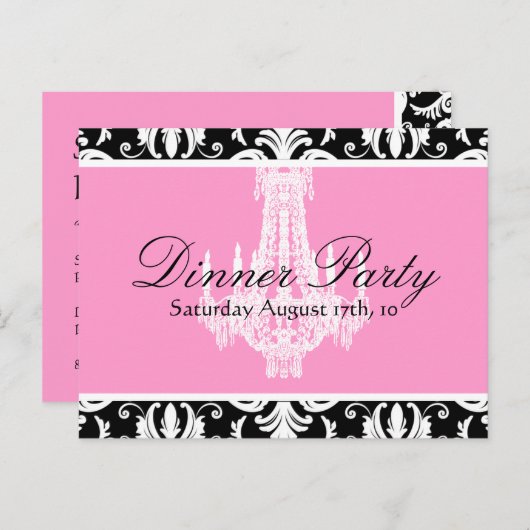 Uitnodiging voor binnenpartij (Voorkant / Achterkant)