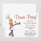 Uitnodiging voor binnenpartij (Voorkant / Achterkant)