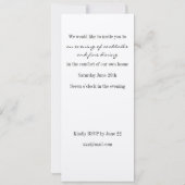 Uitnodiging voor binnenpartij (Achterkant)