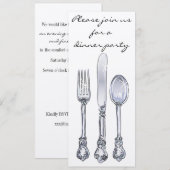 Uitnodiging voor binnenpartij (Voorkant / Achterkant)