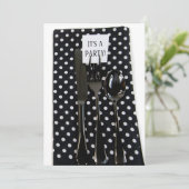 Uitnodiging voor binnenpartij (Staand voorkant)