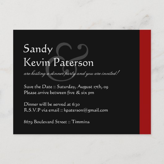 Uitnodiging voor binnenpartij (Achterkant)