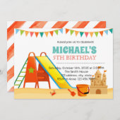 Uitnodiging voor binnenspeelplein (Voorkant / Achterkant)