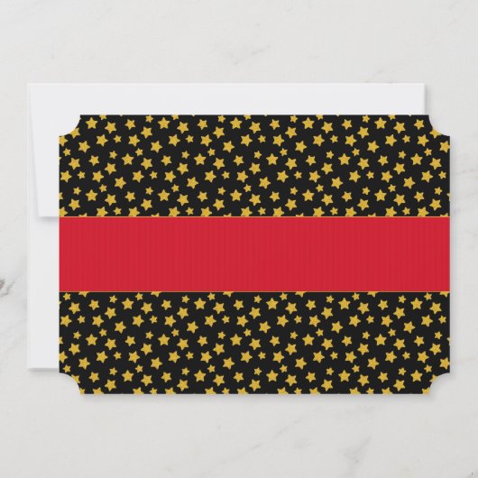 Uitnodiging voor bioscoopkaartje buiten (Achterkant)