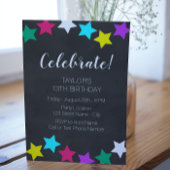 Uitnodiging voor Birthday Bright Stars