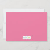 Uitnodiging voor Birthday-feest (Achterkant)