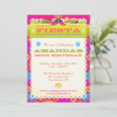 Uitnodiging voor Birthday Party voor Bright & & Co (Staand voorkant)