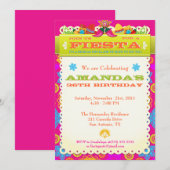 Uitnodiging voor Birthday Party voor Bright & & Co (Voorkant / Achterkant)