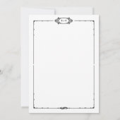 Uitnodiging voor bistro Wedding (Achterkant)