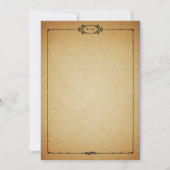 Uitnodiging voor bistro Wedding (Achterkant)