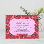 Uitnodiging voor blaasbloem (Staand voorkant)