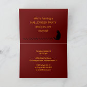 Uitnodiging voor Black Cats Halloween Party (Binnen)