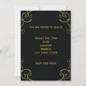 Uitnodiging voor Black Gold 50th Anniversary Event (Achterkant)