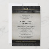 Uitnodiging voor Black Gold Contemual Memorial Ser (Achterkant)