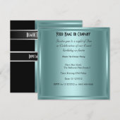 Uitnodiging voor Black Stropdas (Voorkant / Achterkant)